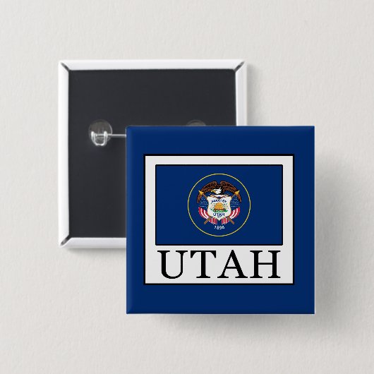 Utah Button (Vorne & Hinten)