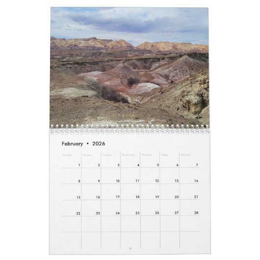 Utah Calendar Kalender (Feb 2026)