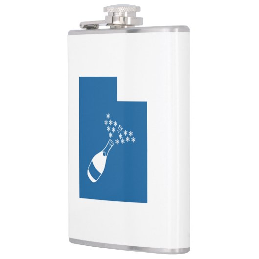Utah Champagne Pulver Flachmann (Links)