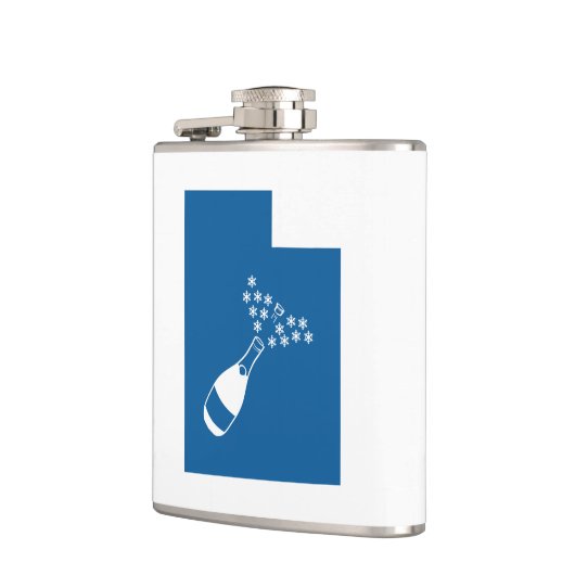 Utah Champagne Pulver Flachmann (Links)