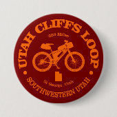 Utah Cliffs Loop (Radfahren) Button (Vorderseite)