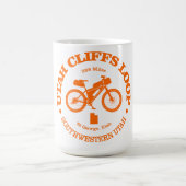 Utah Cliffs Loop (Radfahren) Kaffeetasse (Mittel)
