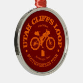Utah Cliffs Loop (Radfahren) Ornament Aus Metall (Rechts)