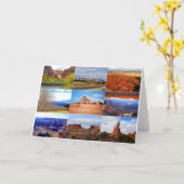 Utah Collage Karte (Gelbe Blume)