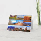 Utah Collage Karte (Vorderseite)