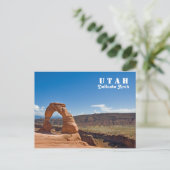 Utah Delicate Arch Postkarte (Stehend Vorderseite)