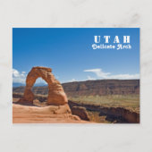 Utah Delicate Arch Postkarte (Vorderseite)