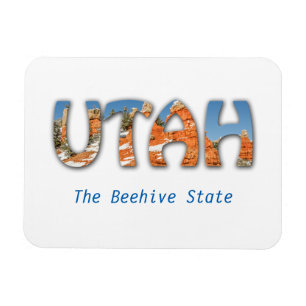 Utah, der beehive Staat Magnet