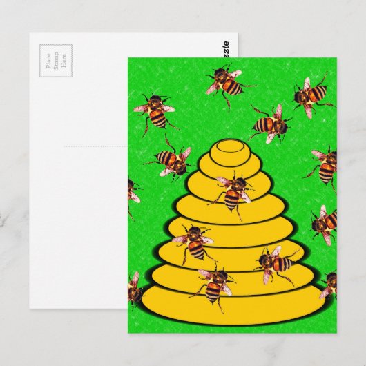 Utah Der beehive Staat Postkarte (Vorne/Hinten)