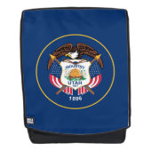 Utah: Der beehive Staat US-Flagge, Industrie Rucksack (Vorderseite)