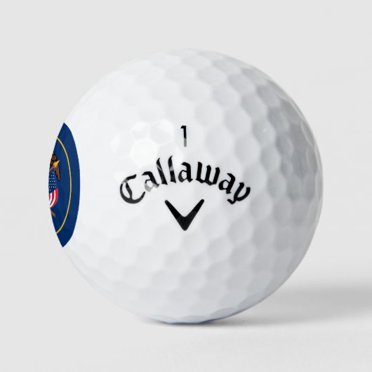 Utah der beehive Staat Utahns US-Flagge Golfball (Logo)