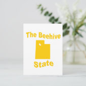 Utah: Der Bienenstock-Staat Postkarte (Stehend Vorderseite)