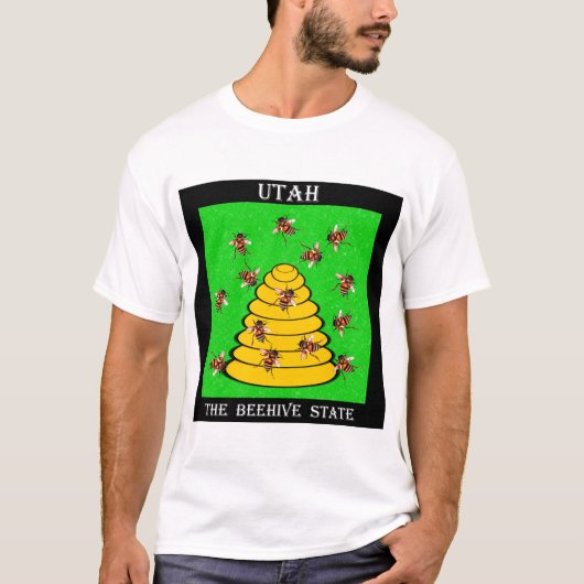 Utah der Bienenstock-Staat T-Shirt (Vorderseite)
