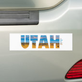 Utah Der große Salzsee Staat Autoaufkleber (Auf Auto)