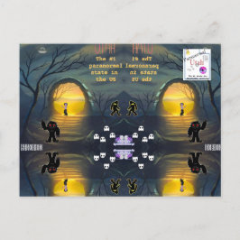 Utah der paranormalste Staat Postkarte