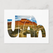 Utah Desert Postkarte (Vorderseite)