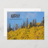 Utah Dixie National Forest Postkarte (Vorne/Hinten)