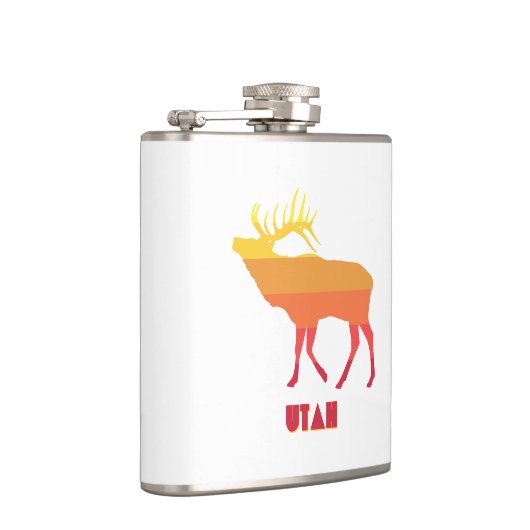 Utah Elk Flachmann (Rechts)