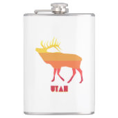Utah Elk Flachmann (Vorderseite)