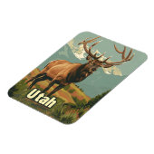 Utah Elk Magnet (Linke Seite)
