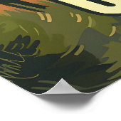 Utah Elk Poster (Ecke)