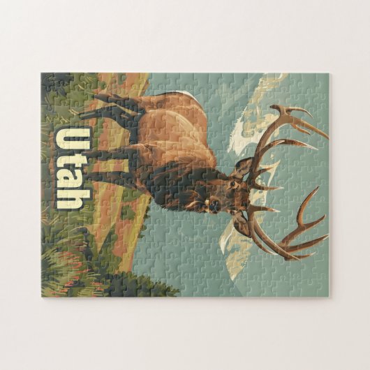 Utah Elk Puzzle (Horizontal)