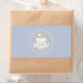 Utah Faint Flag Shipping Label (Insitu)