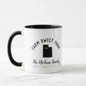 Utah Farm Sweet Farm Family Monogram Tasse (Links)