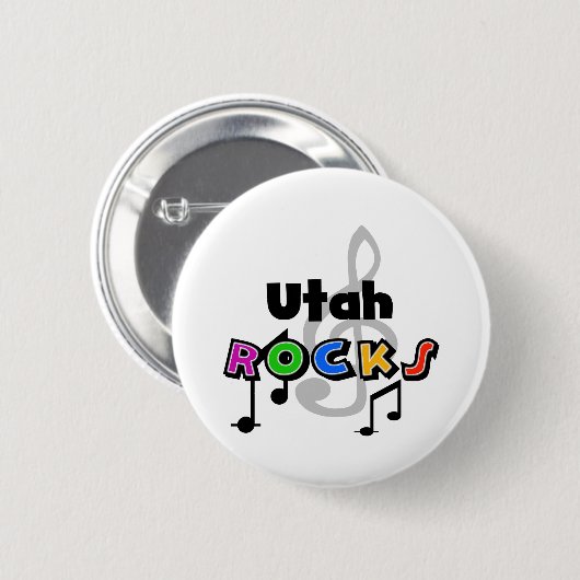 Utah-Felsen Button (Vorne & Hinten)