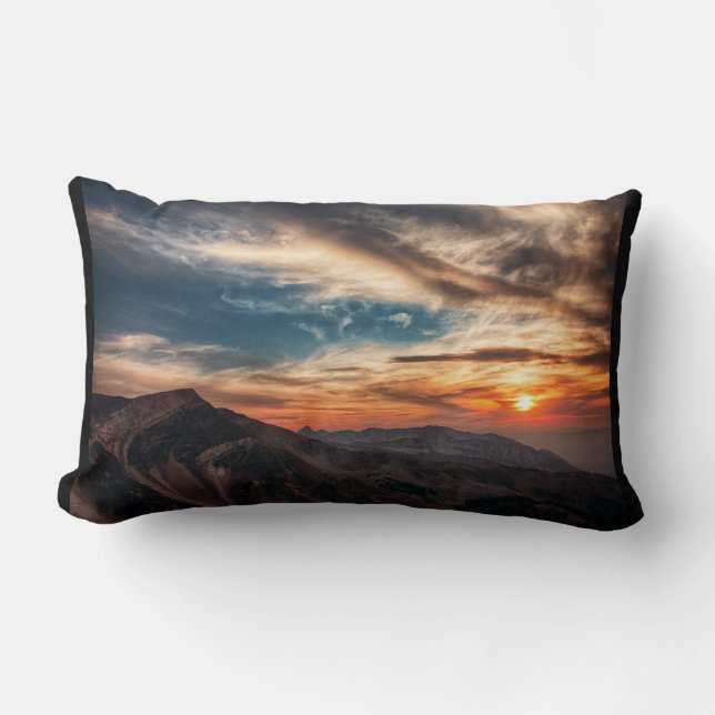 Utah Fiery Cloud Sky Lendenkissen (Vorderseite)
