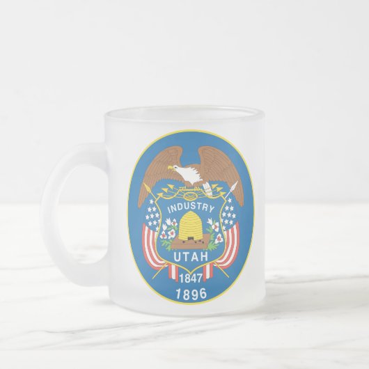 Utah Flag Coffee Tasse (Links)