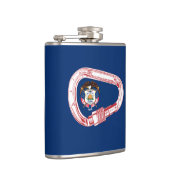 Utah Flag Klettersteig Carabiner Flachmann (Rechts)