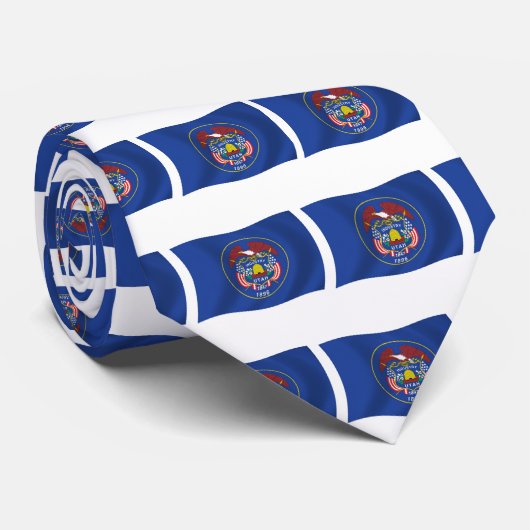 Utah Flag Krawatte (Gerollt)