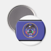 Utah Flag Magnet (Vorderseite/Rückseite)