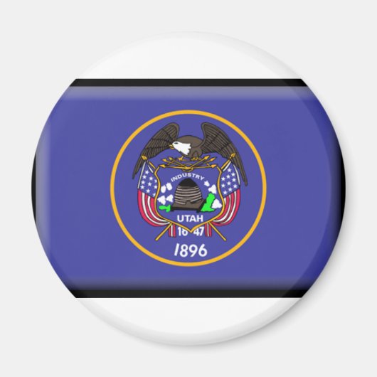 Utah Flag Magnet (Vorne)