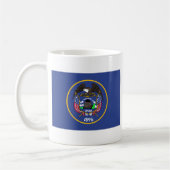 Utah Flag + Map-Tasse Kaffeetasse (Links)