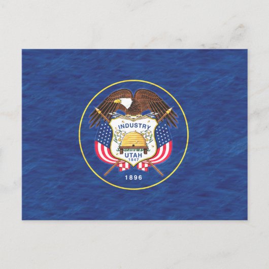 UTAH FLAG POSTKARTE (Vorderseite)