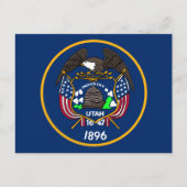 Utah Flag Postkarte (Vorderseite)
