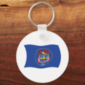 Utah Flag Schlüsselanhänger (Vorderseite)