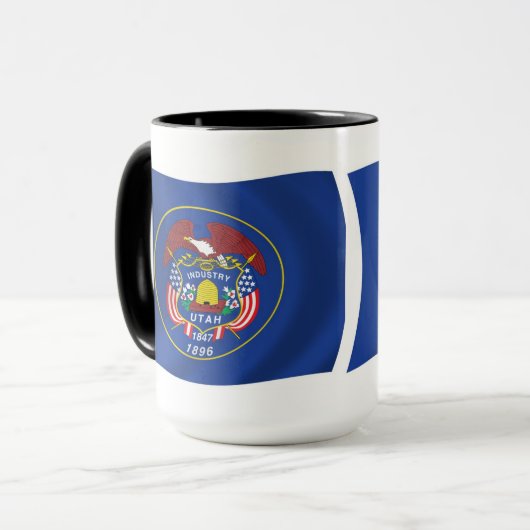 Utah Flag Tasse (Vorderseite Links)