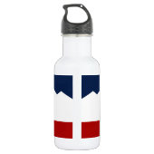 Utah-Flagge Liberty-Flasche Edelstahlflasche (Rückseite)