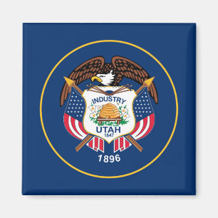 Utah-Flagge Magnet