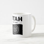 Utah-Flagge USA Kaffeetasse (VorderseiteRechts)