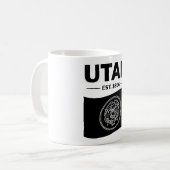 Utah-Flagge USA Kaffeetasse (Vorderseite Links)