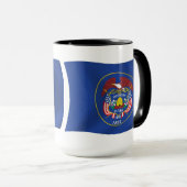 Utah-Flaggen-Tasse Tasse (VorderseiteRechts)