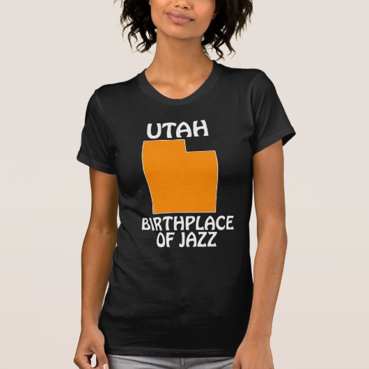 Utah - Geburtsort von Jazz T-Shirt (Vorderseite)