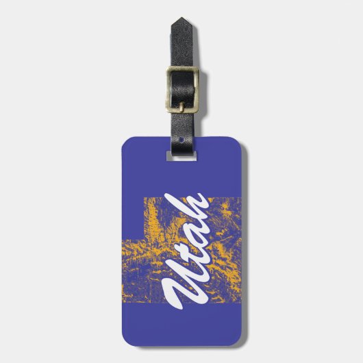 Utah Gepäckanhänger (Vorderseite vertikal)