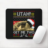 Utah Get Me Two Funny Quote Ugly Xmas Sweater Chri Mousepad (Mit Mouse)