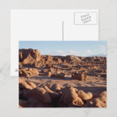 Utah, Goblin Valley Staat Park, Sandstone Postkarte (Vorne/Hinten)