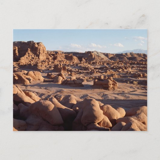 Utah, Goblin Valley Staat Park, Sandstone Postkarte (Vorderseite)